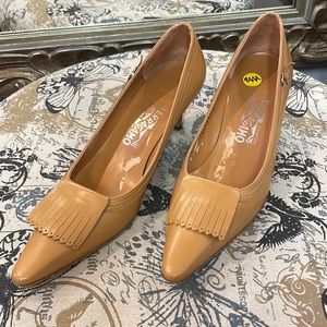 Ferragamo Leather Heels